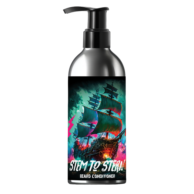 Bottle of Stem to Stern beard conditioner