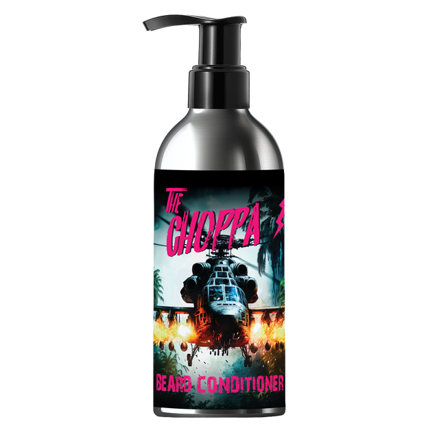 Bottle of The Choppa beard conditioner