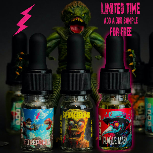 Beard Oil Sampler 2 Pack – THE BEARDED GRENADE