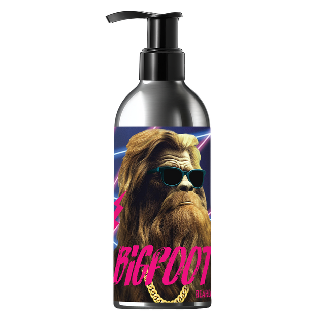 Bottle of Bigfoot beard wash