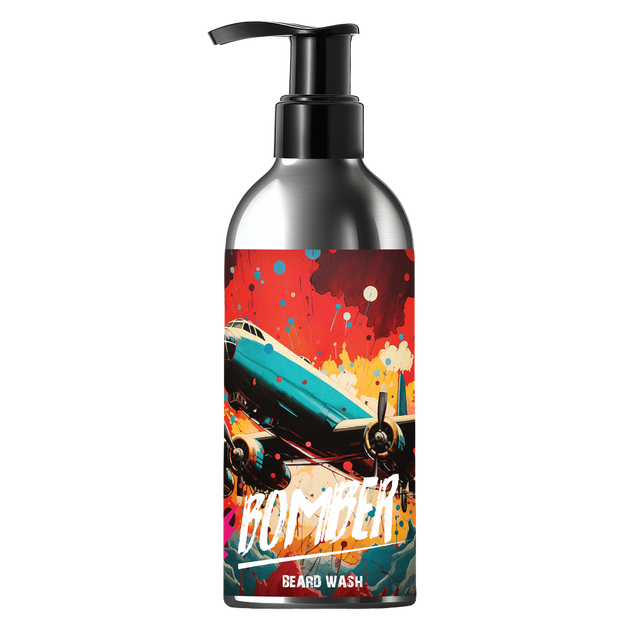 Bottle of Bomber beard wash