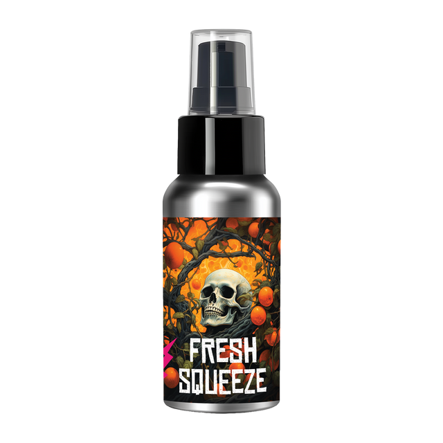 Bottle of Fresh Squeeze beard oil for men