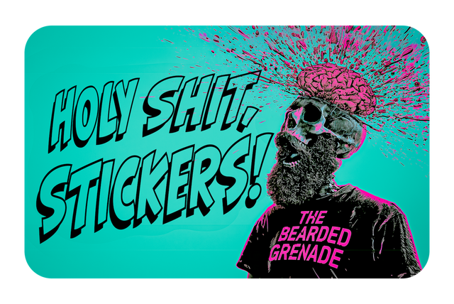 Holy Shit, Stickers! - 6 Piece Sticker Pack