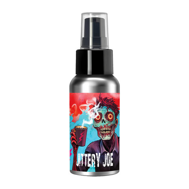 Bottle of Jittery Joe beard oil