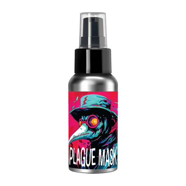 Bottle of Plague Mask beard oil for men