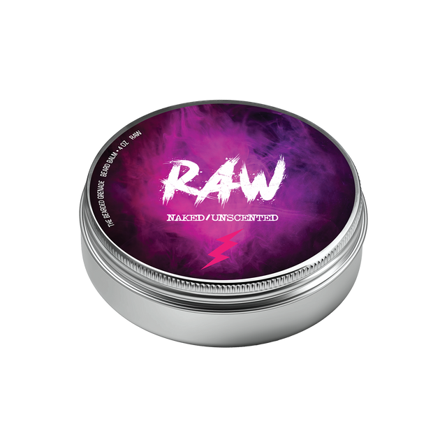 RAW Unscented Beard Balm (4 oz)