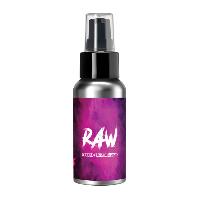 Bottle of RAW unscented beard oil