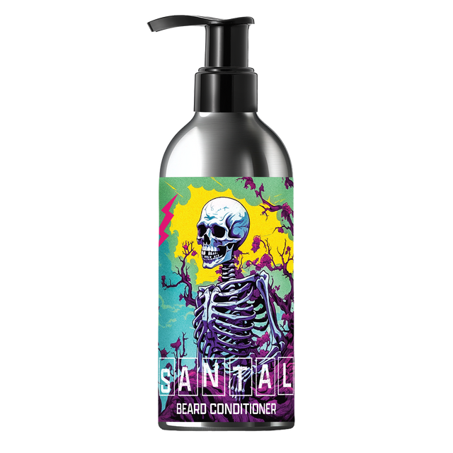 Bottle of Santal beard conditioner - best beard conditioner for men