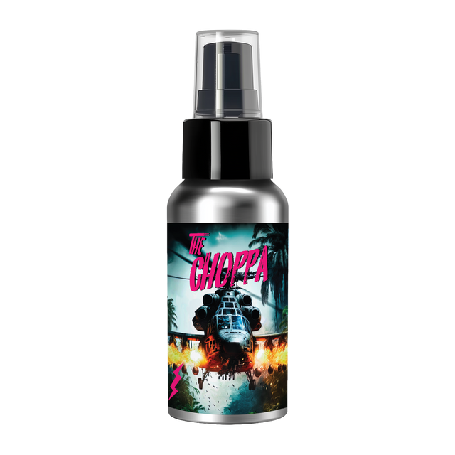 Bottle of The Choppa beard oil